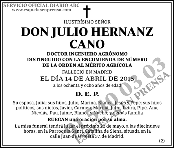 Julio Hernanz Cano